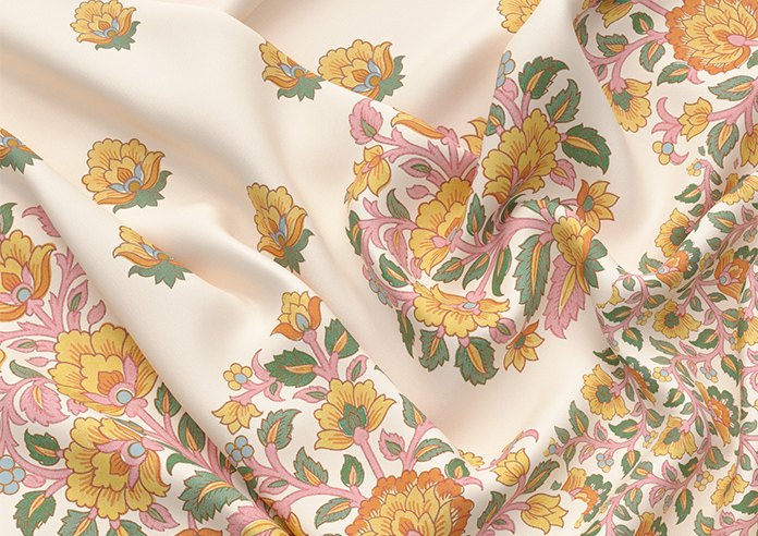 Petal & Block Nitara, Marigold - Made to Measure Curtains - Image 4